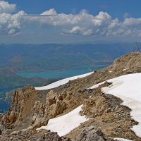 ПРОГУЛКА НА БОЛЬШОЙ ЧИМГАН - 2, с вершины :: Виктор Осипчук