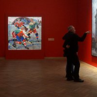 панно "Хоккеисты" 1960 :: zavitok *