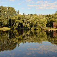 Утренняя прогулка у озера :: Сергей М Утренняя прогулка у озера :: Сергей М