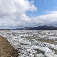Ледоход на Амуре. :: Виктор Иванович Чернюк