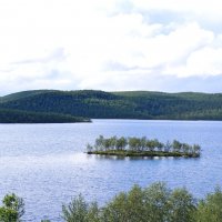 Островок на озере :: Сергей Швечков
