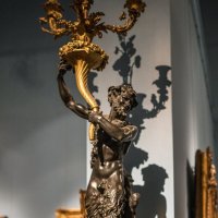 Клод Мишель, Клодион (1737-1814) Канделябр «Фавн», Бронза :: Наталья Rosenwasser