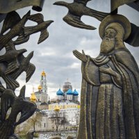 "Преподобный отче Сергие, моли Бога о нас". Сергиев Посад"© :: Владимир Макаров