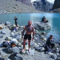 У подножия Фицроя, на берегу ледникового озера. :: unix (Илья Утропов)