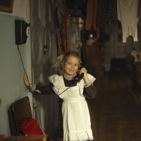 звонок подружке :: Юлия Поплевченкова