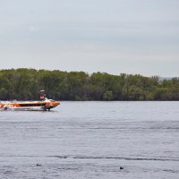 "Валдай" и утки на Волге :: Олег Манаенков