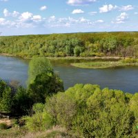 Май на Хопре. :: Восковых Анна Васильевна Май на Хопре. :: Восковых Анна Васильевна