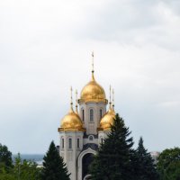 Мой Волгоград. Храм Всех Святых на Мамаевом Кургане. :: Сергей М Мой Волгоград. Храм Всех Святых на Мамаевом Кургане. :: Сергей М