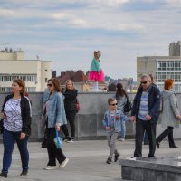 Дюймовочка над городом :: Татьяна Машошина