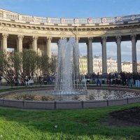 Фонтан у Казанского собора в Санкт-Петербурге :: Лидия Бусурина