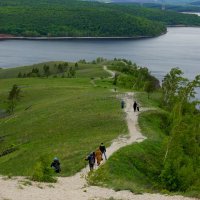 спуск с Молодецкого кургана :: Ирина Милонова