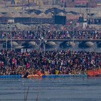 На сердце празднования Маха Кумбх Мела :: Георгий А На сердце празднования Маха Кумбх Мела :: Георгий А