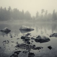 Утро на озере :: Вениамин Скородумов Утро на озере :: Вениамин Скородумов