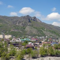 Панорама Карачаевска с гор :: Gen 