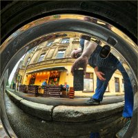 My magic Petersburg_04261 Кафе на ул.Радищева :: Станислав Лебединский