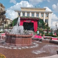 Фонтан на площади Тверской :: Дмитрий Никитин