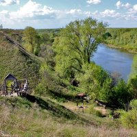 На обрыве, над Хопром! :: Восковых Анна Васильевна На обрыве, над Хопром! :: Восковых Анна Васильевна