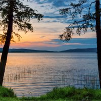 Вечерняя акварель... :: Алексей Мезенцев Вечерняя акварель... :: Алексей Мезенцев