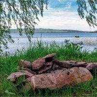 Летний день на озере.... :: Алексей Мезенцев Летний день на озере.... :: Алексей Мезенцев