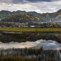 Онгудай , хмурое утро . :: Марина Юдинских