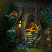 Малыш в поисках друзей.Встреча с  замарашкой   № 12 :: Е.М. ***