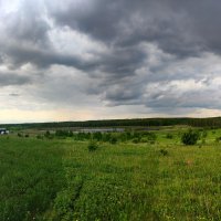 Каринское поле / Вид на Каринское озеро :: Денис Бочкарёв