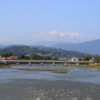 Мост через Мзымту. :: Александр Николаев