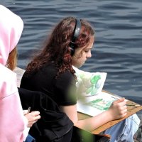 Летний пленэр у юных художников :: Мария Васильева