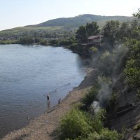 Берег реки «Ингоды» :: Екатерина Панова Берег реки «Ингоды» :: Екатерина Панова