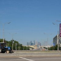 Москва-сити. Вид с Октябрьской площади. :: Лютый Дровосек