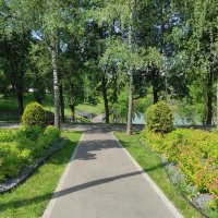 Спуск к Чертановскому пруду :: Игорь Ч.