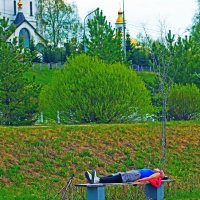 Июнь...Подзаряжаясь энергией у Храма! :: Владимир 