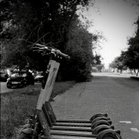 Самокат на пленке. :: Михаил Соколов