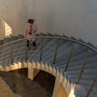 "...по лестнице, что вниз сбегает..." :: Сергей Шатохин 