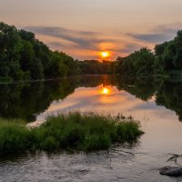 закат у переката :: Виталий Емельянов