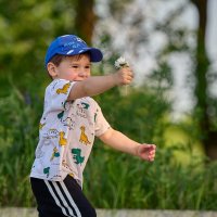 Спешит ромашки подарить ... :: Евгений Хвальчев