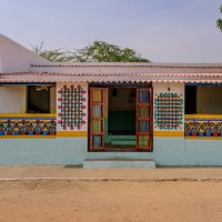 Фасад дома в штате Гуджарат :: Георгий А Фасад дома в штате Гуджарат :: Георгий А