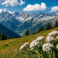 Эдельвейсы в горах :: Ольга 