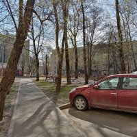 Московский дворик. :: Владимир Драгунский Московский дворик. :: Владимир Драгунский