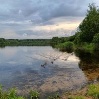 Летний вечер на лзере :: Леонид Иванчук