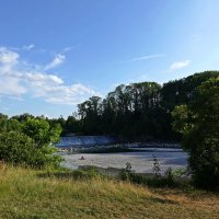 Жаркий  июль....на реке Лех :: Галина 