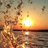 Закат на берегу :: светлана льдокова