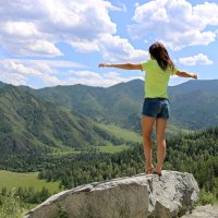 Вот взяла бы и полетела... :: Ольга Вот взяла бы и полетела... :: Ольга