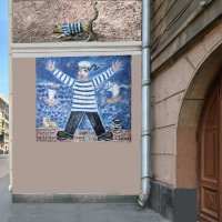 Санкт-Петербург. Улица Марата. Граффити (скульптурное и живописное) от профессионалов :: Стальбаум Юрий 