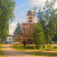 Летний день в женском монастыре :: Сергей Кочнев