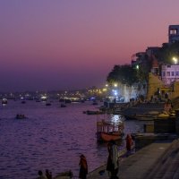 вечерний вид реки Ганга :: Георгий А