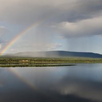 Радуга на том берегу :: Сергей Шаврин