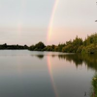 Сегодня рассвет с двойной радугой :: Шу Юншен