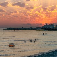 Закат в Черном море :: Игорь Сикорский Закат в Черном море :: Игорь Сикорский