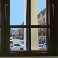 Петербург. Ямской рынок.Вид из окна второго этажа (с улицы Марата) на Разъезжую улицу :: Стальбаум Юрий 